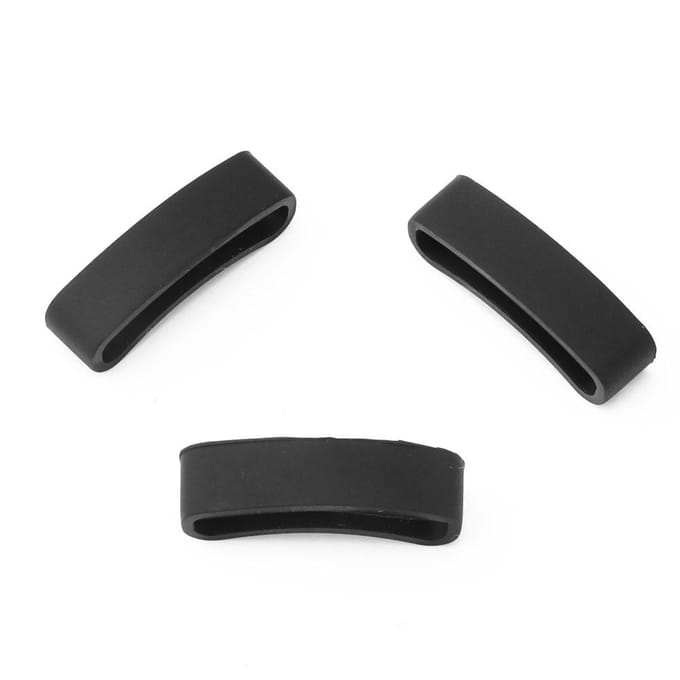 3 stuks Horlogeband Lusring Horlogeband Keeper Lus Beveiligingshouder Geschikt voor SUUNTO CORE black