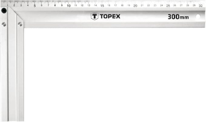 Topex aluminium winkelhaak 350x190mm