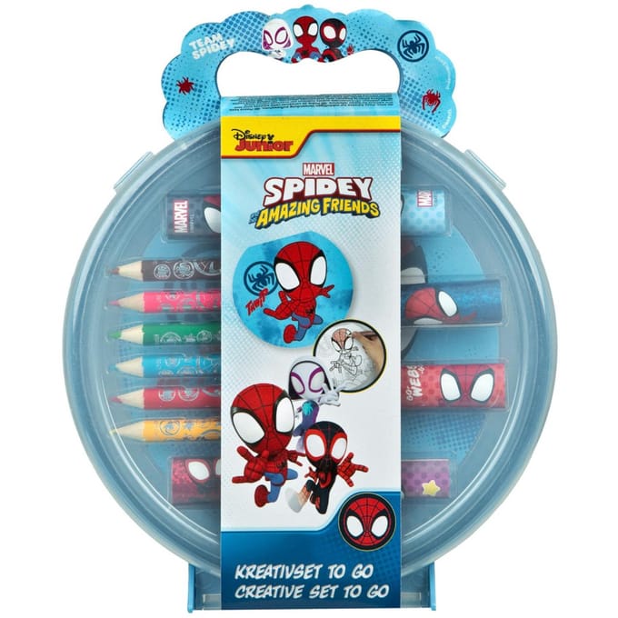 Undercover Spidey creatieve kleurset met stickers en kleurboek.