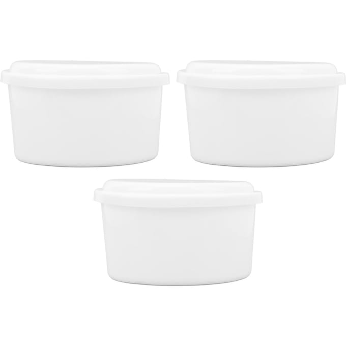 3 stuks Ijs Vriesvorm Thuis Hand Ijs Crusher Machine IJsblokjesbak Slijtvast Juiste Maat Ijsmaker white