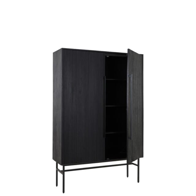 Light & Living - Kast ABAGE - 120x40x180cm - Zwart
