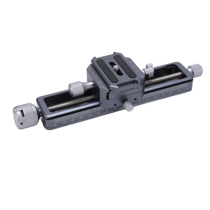 Macro Focus Rail Slider Camera Close-up Opname Rail Draagbaar voor Digitale Spiegelreflexcamera's black