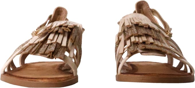 Platte sandalen met bandjes