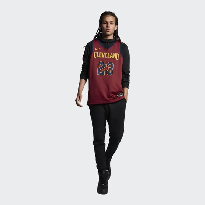 Maillot de Basketball Icone Nike Homme Couleur Rouge Équipe 864467-677 L
