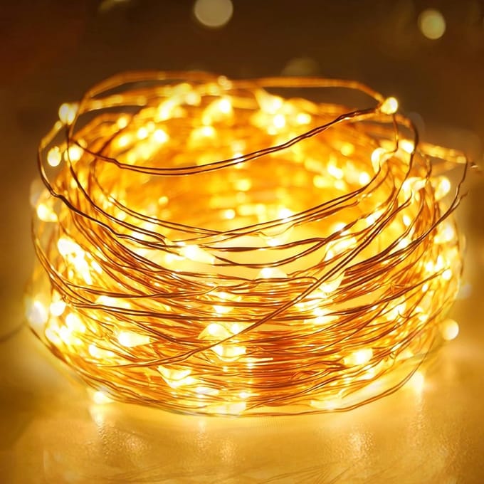 3 m 30 LED Sfeerverlichting op Batterij voor Feesten, Kerst, Bruiloften en Decoraties
