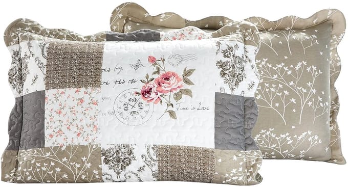 Lavandoux - Kussensloop - Vintage Rose - 60x70 - Beige - Set van 2