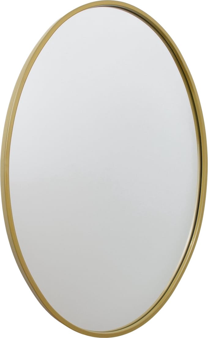 Fragix Boston Spiegel Ovaal - Goud - Metaal - 50x70