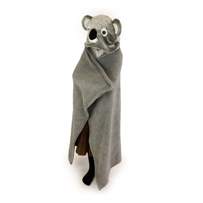 Deken Cozy Noxxiez Blanket Koala grijs B 100 x L 130 cm Fleece dekentjes