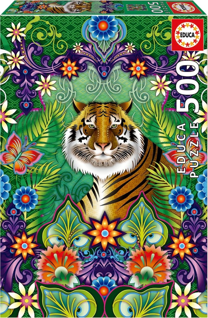 EDUCA - puzzel - 500 stuks - BENGAALSE TIJGER