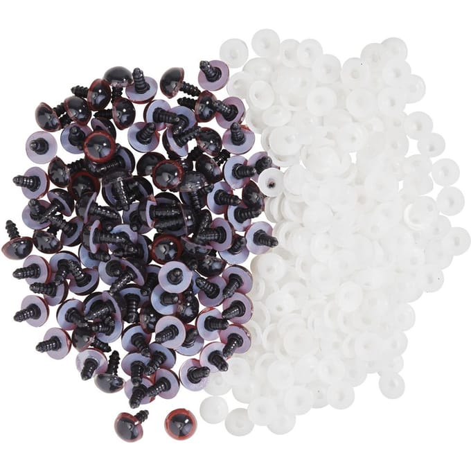 VBS Berenogen "Ø 14 mm", 100 stuks