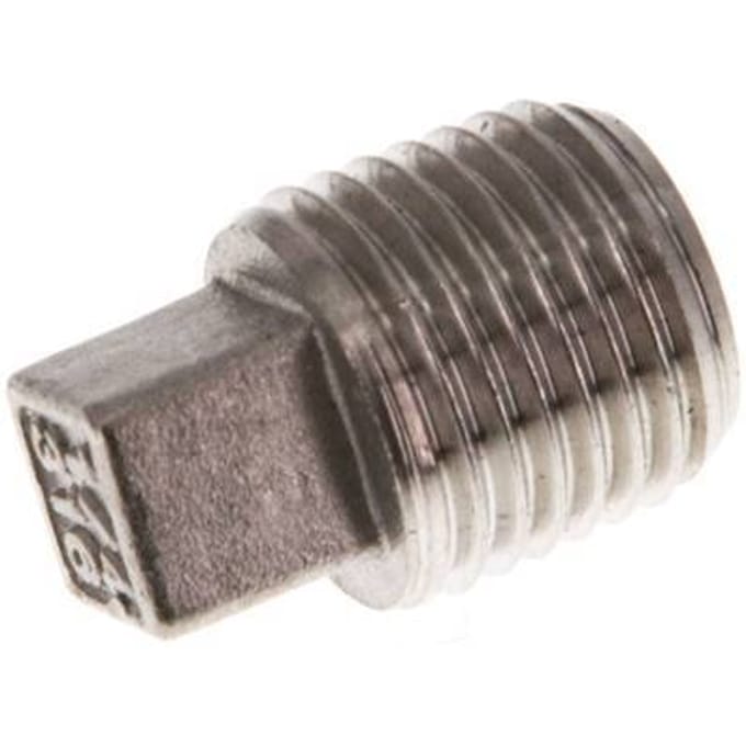 Plug R1/4'' RVS met Buitenvierkant16bar [5 Stuks]
