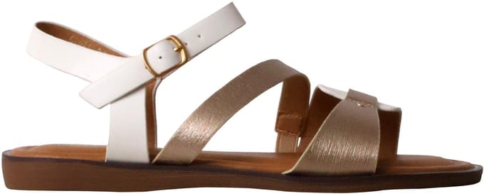 Platte sandalen met bandjes