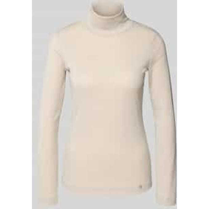 Shirt met lange mouwen en opstaande kraag
