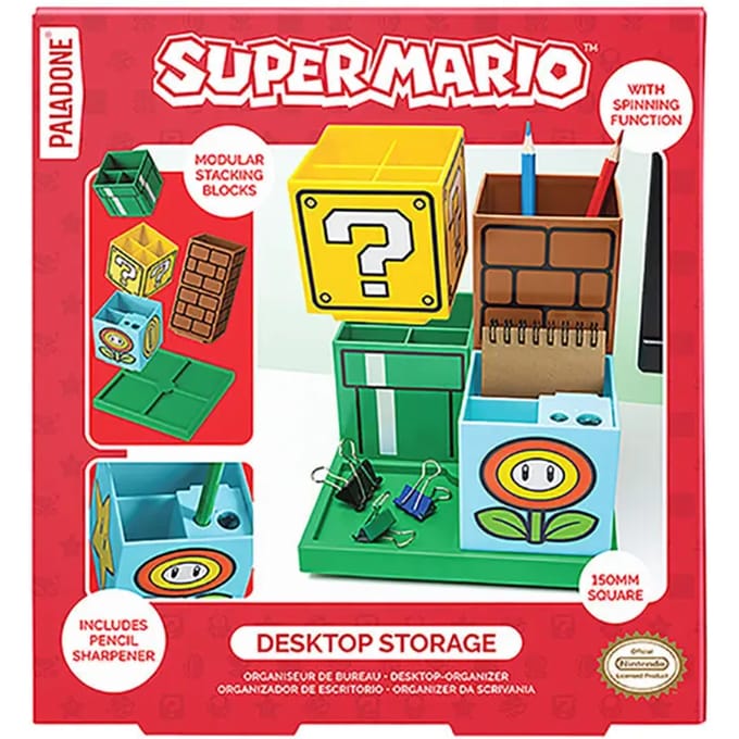 Paladone Super Mario Desktop Organizer-Blocks (Diversen) Nieuw