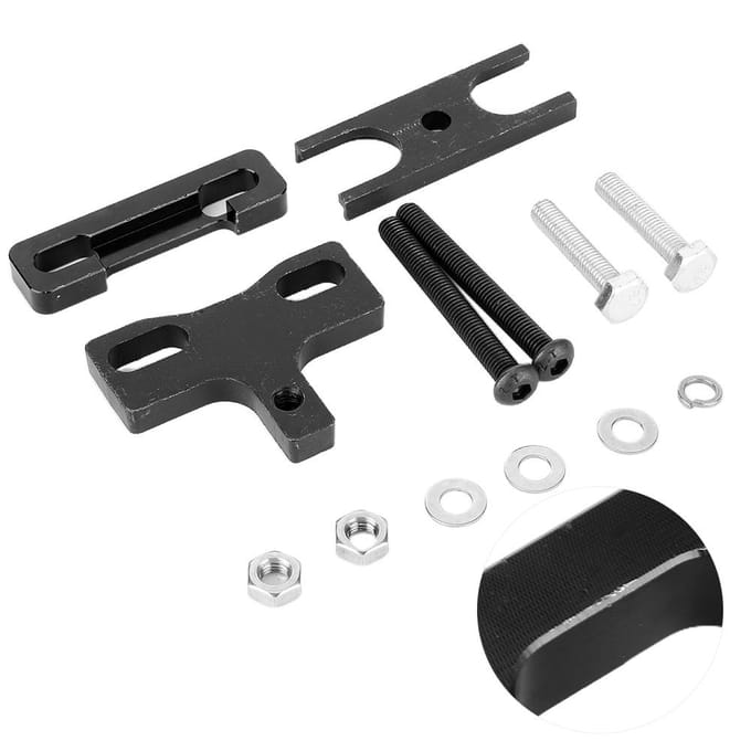 Kit d'outil compresseur de ressort de soupape double adapté pour Chevy LSX 4.8 5.3 5.7 6.0 6.2 LS1 LS2 LS3 LS6 black