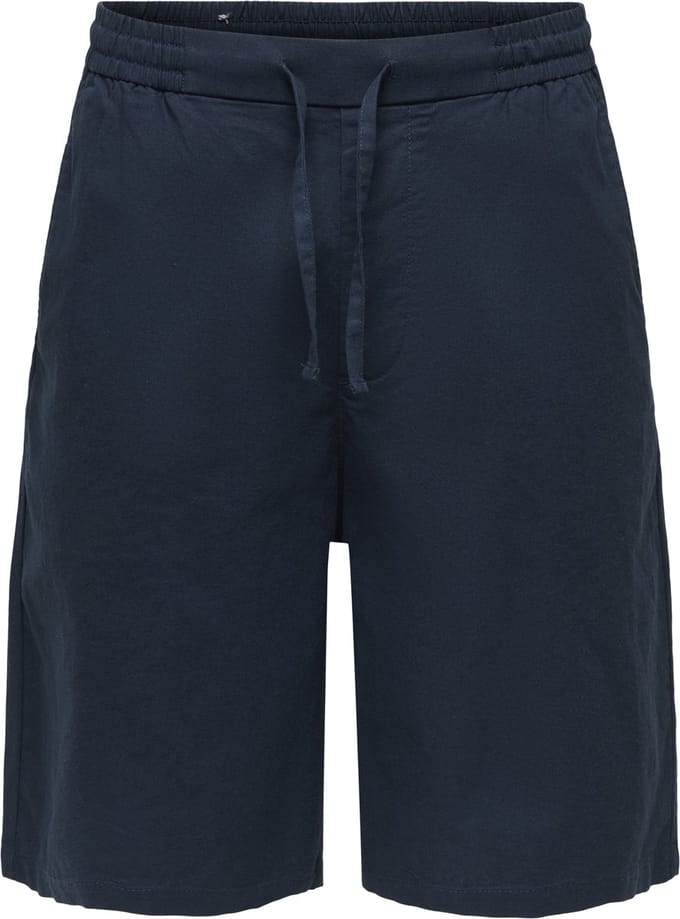 ONLY&SONS - ONSDAVES WIDE COT LIN 0007 SHORTS - Heren - Bermuda shorts