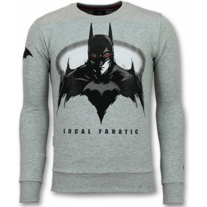 Batman Trui - Batman Heren Sweater - Truien Mannen - Grijs