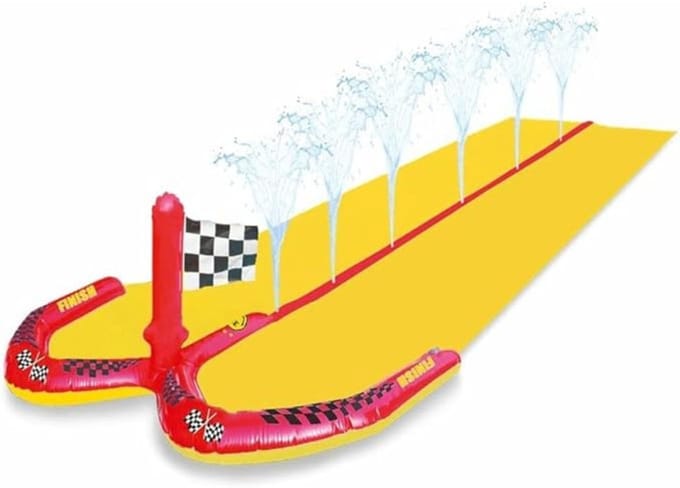 Core® Buikschuifbaan - Waterbaan - Waterglijbaan - Meerkleurig- 7cm x 30cm x 30cm
