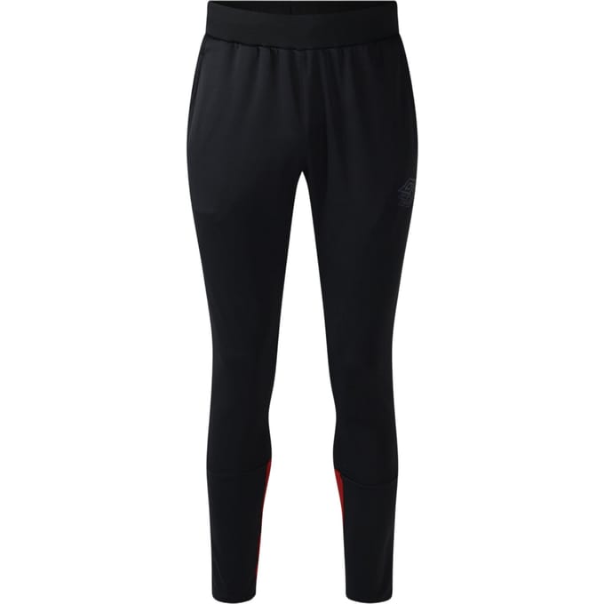 Umbro Heren Pro Training Polyester Joggingbroek (Zwart/Rode Dahlia)