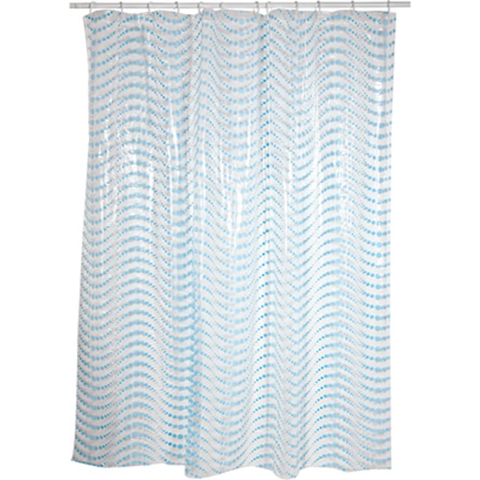 Msv Douchegordijn Aglae Blauw 180cm