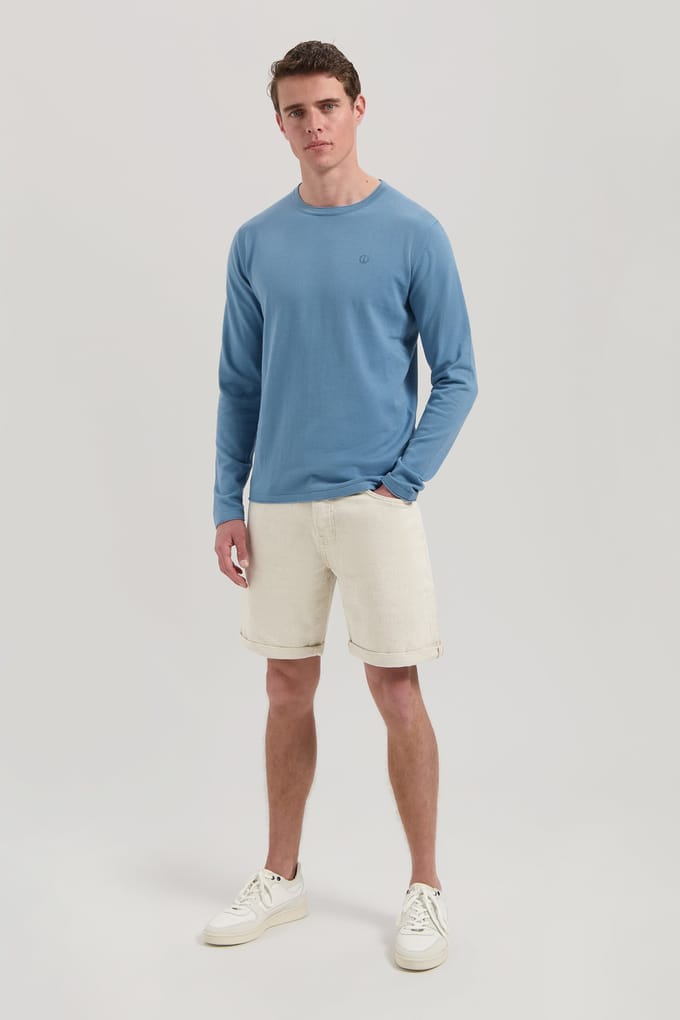 Dstrezzed Ds-gage Crew Provincial Blue Größe: M | Pullover Outlet | Herren | Blau