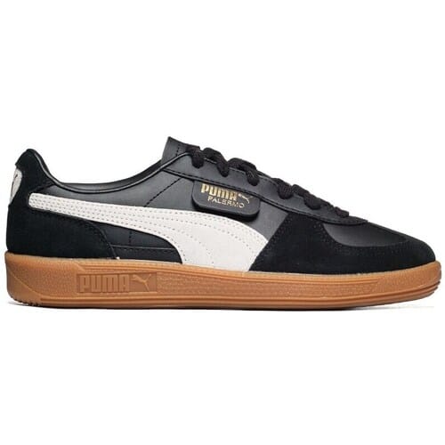 Puma Palermo Jr Sneakers Kids - Leren Sneaker - Zwart