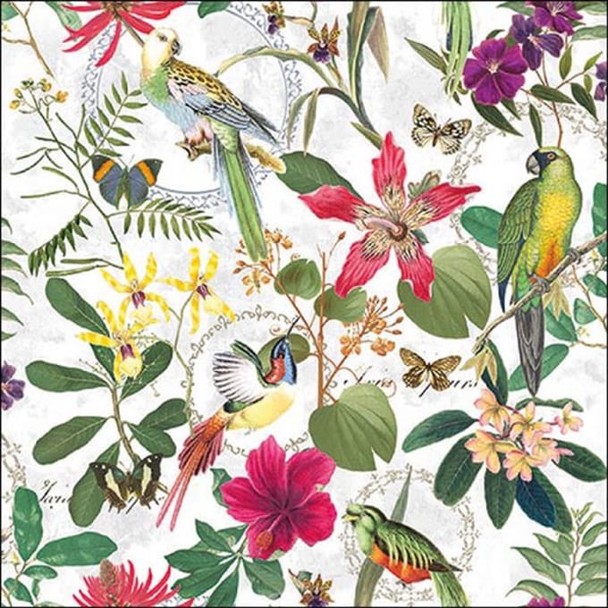 Ambiente - Servetten 'Tropical Jungle' (20 stuks, Klein)
