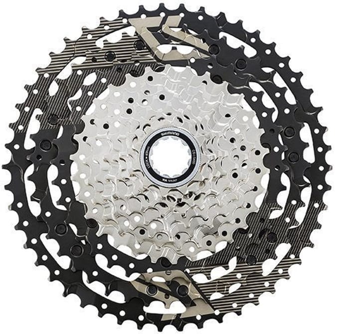 Shimano CS-LG600 Linkglide cassette zilver