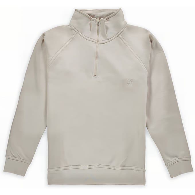 Aspact Ton Sur Ton Logo Zipper Vest Sand Größe: XXL | Pullover Outlet | Unisex | Braun