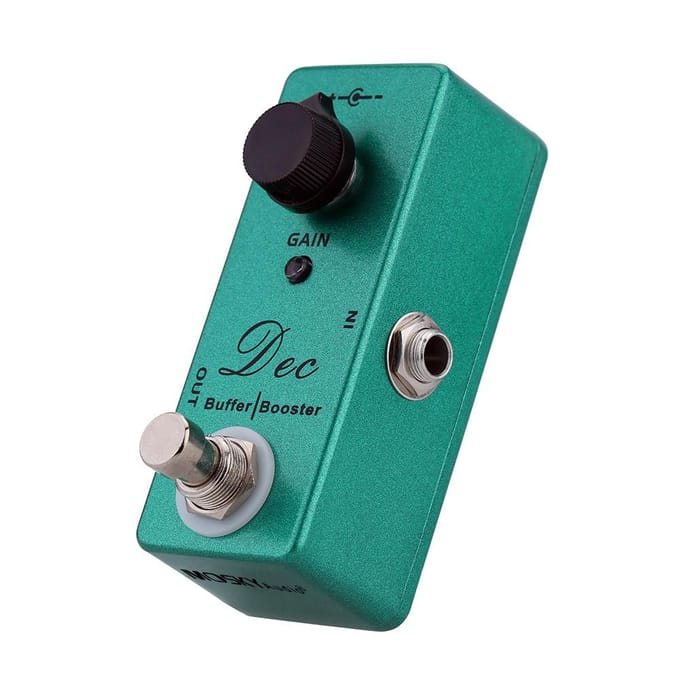 MOSKYAudio Dec Buffer Booster Elektrische Gitaar Effectpedaal Mini Single Effect blue