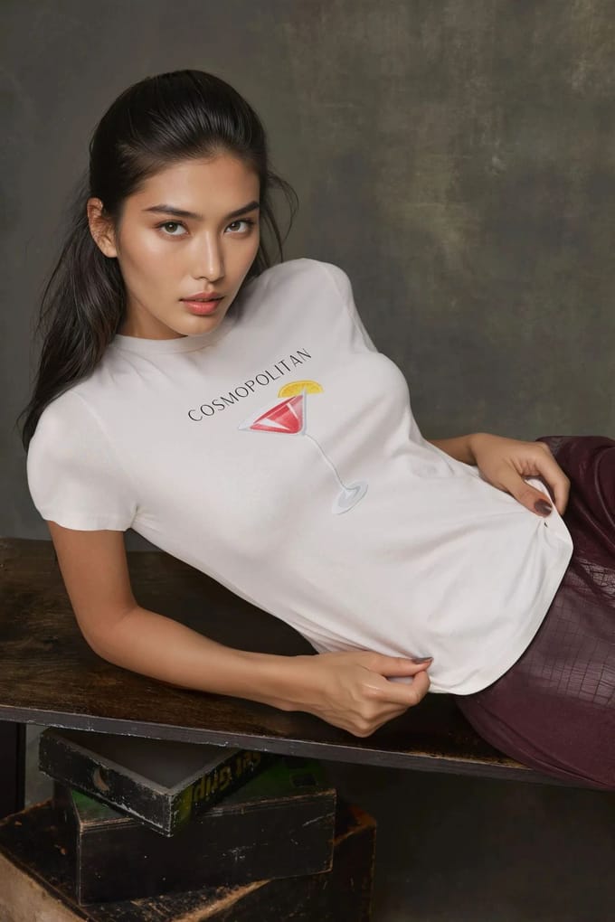 Crew Neck Gedrukt Baby T-shirt