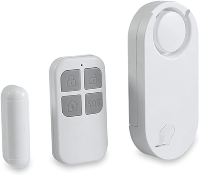 Solidchoice - Draadloze Deuralarm Sensor met Afstandsbediening 130dB