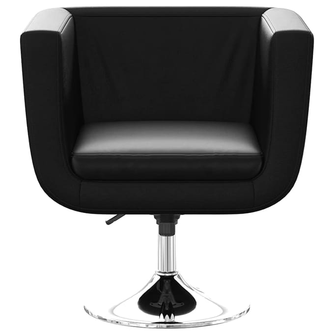 vidaXL - Barstoel - kunstleer - zwart