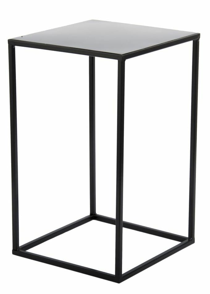 HowHomely - Moderne Standaard Bloemenhouder - Loftstijl - 40 cm - Zwart