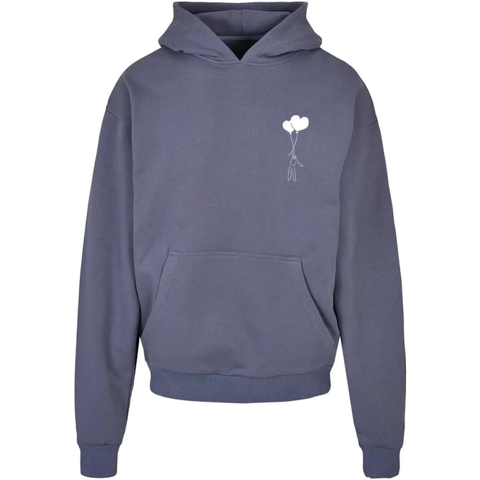 Merchcode - Love In The Air Ultra Heavy Hoodie/trui - M - Blauw