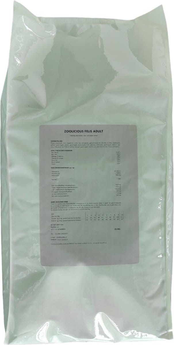 Zoolicious Kat Adult 15kg - 31/18