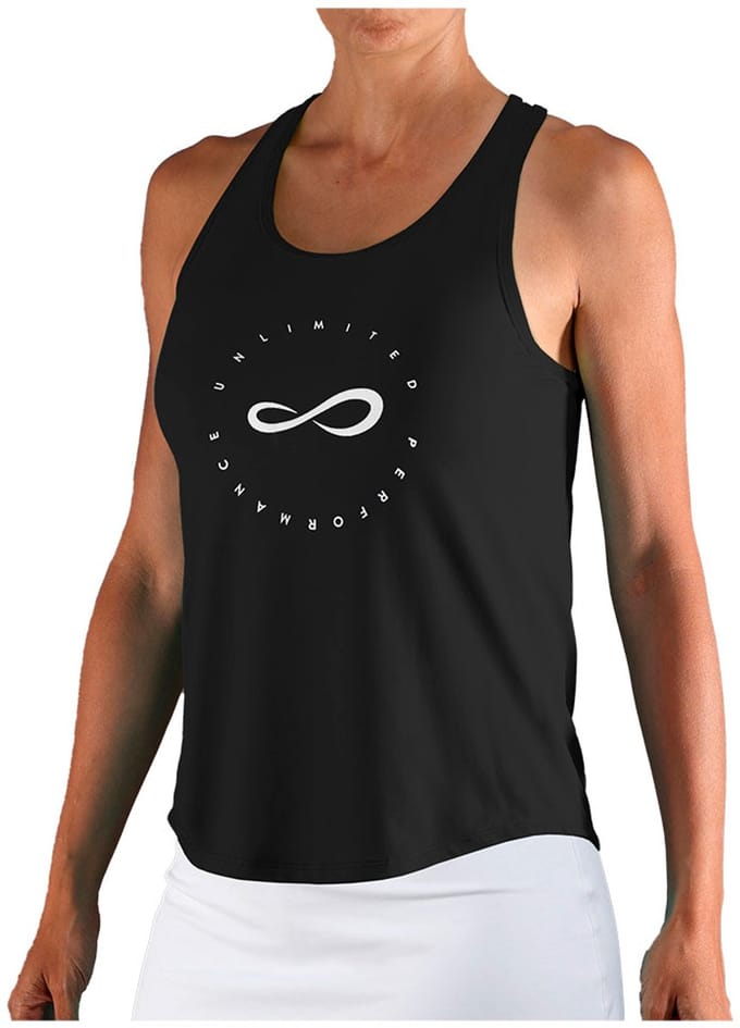 Endless Cercle Mouwloos T-shirt Zwart M Vrouw
