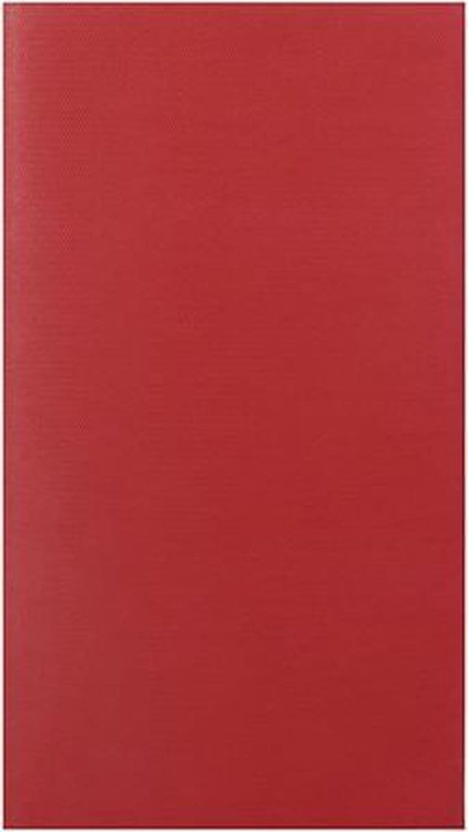 PAPSTAR tafelkleed ´soft selection´, gevouwen,rood