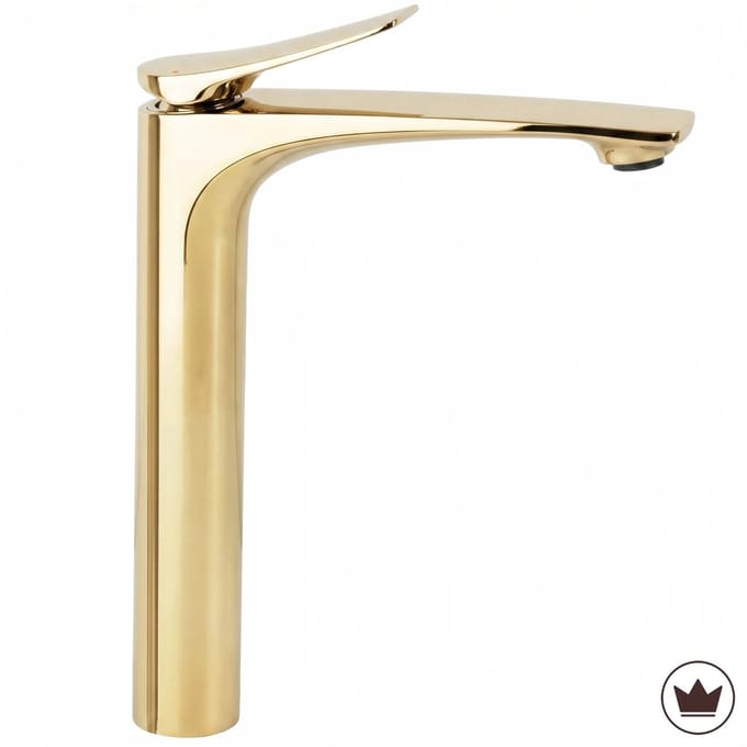 Rea - Wastafelkraan Premium Vision Gold High - 21,2 x 4,2 x 26,5 cm