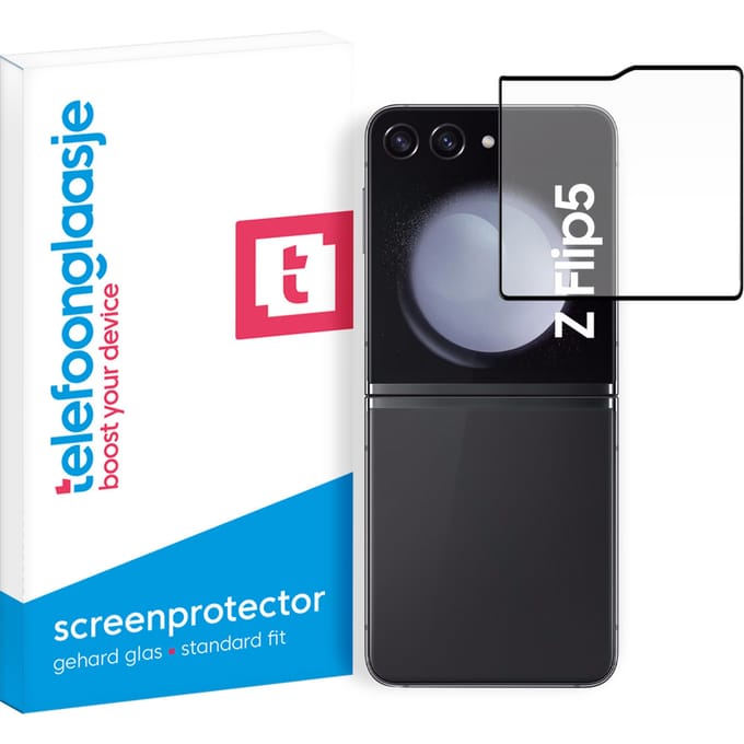Samsung Galaxy Z Flip5 screenprotector gehard glas Edge to Edge