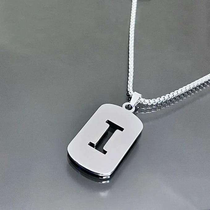 Nivard Ketting - Heren - Staal - Nep zilver - Met Hanger - I