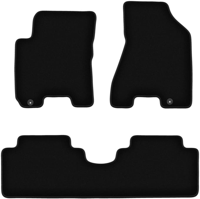 BASIC zwarte veloursmatten voor: Hyundai Tucson I SUV (2004-2010)