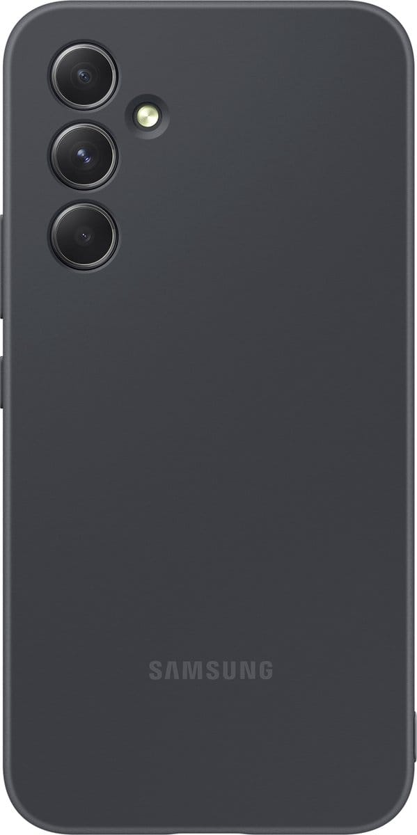 Originele Silicone Backcover voor de Samsung Galaxy A54 (5G) - Zwart