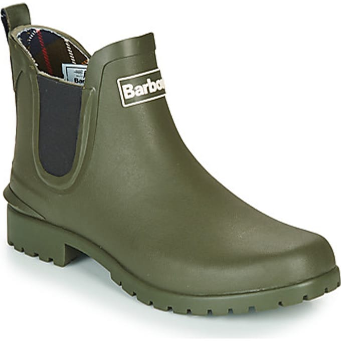 Barbour Wilton groene regenlaarzen