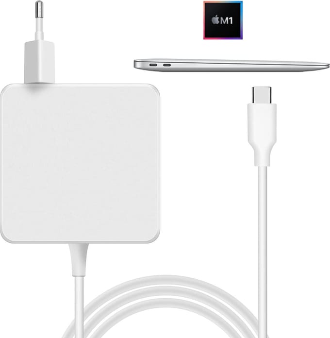 45W USB-C Adapter/Oplader – Geschikt Voor Type-C Poorten Wit