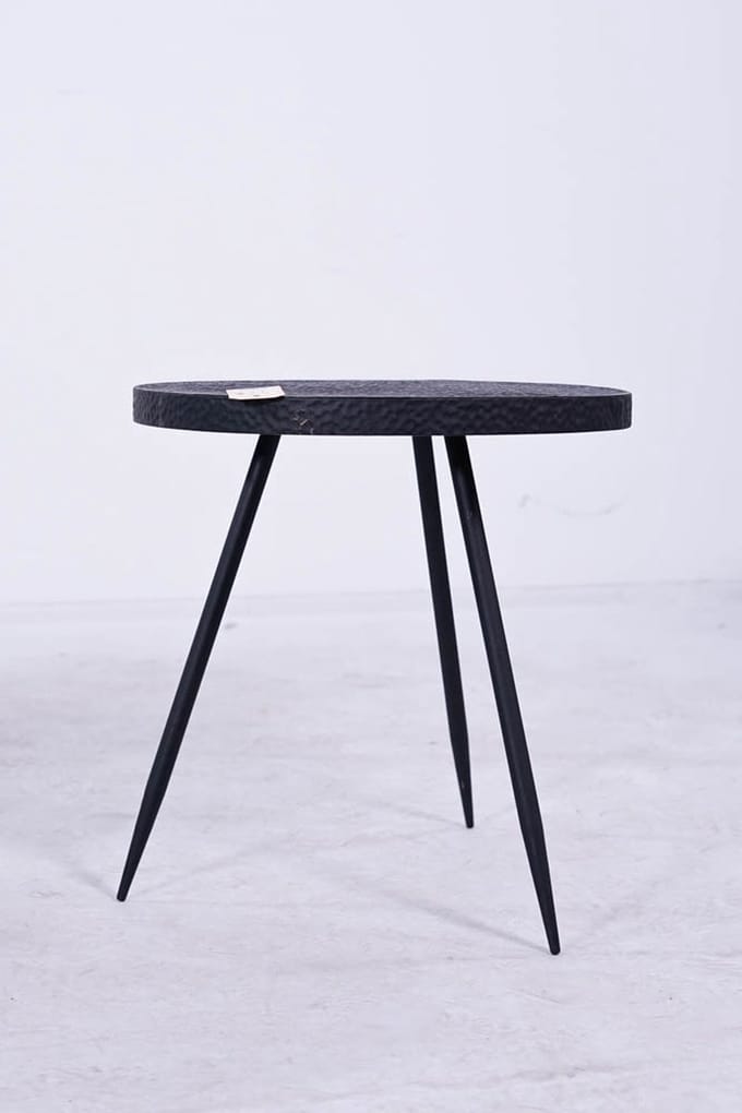 Bijzettafeltje nice zwart d45h45cm