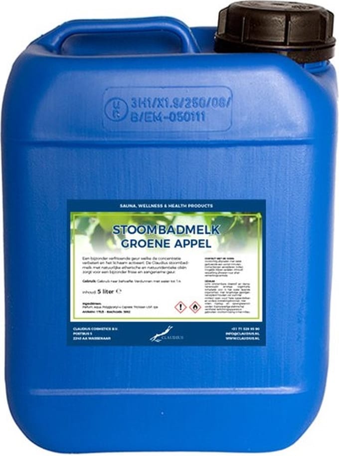 Stoombadmelk Groene Appel 5 liter
