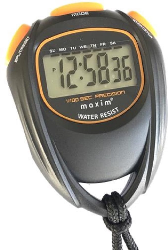Maxim Stopwatch 250 Grijs 5 Functies/kenmerken
