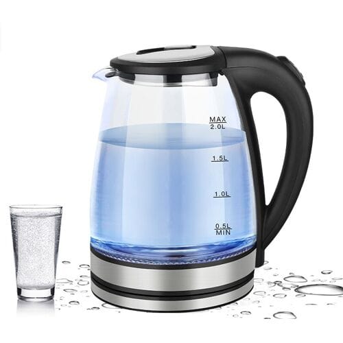 SOKANY 2L Waterkoker voor Thuis, 1500W Hoog Vermogen, Energieconcentrerende Verwarming, Snelle Opwarming