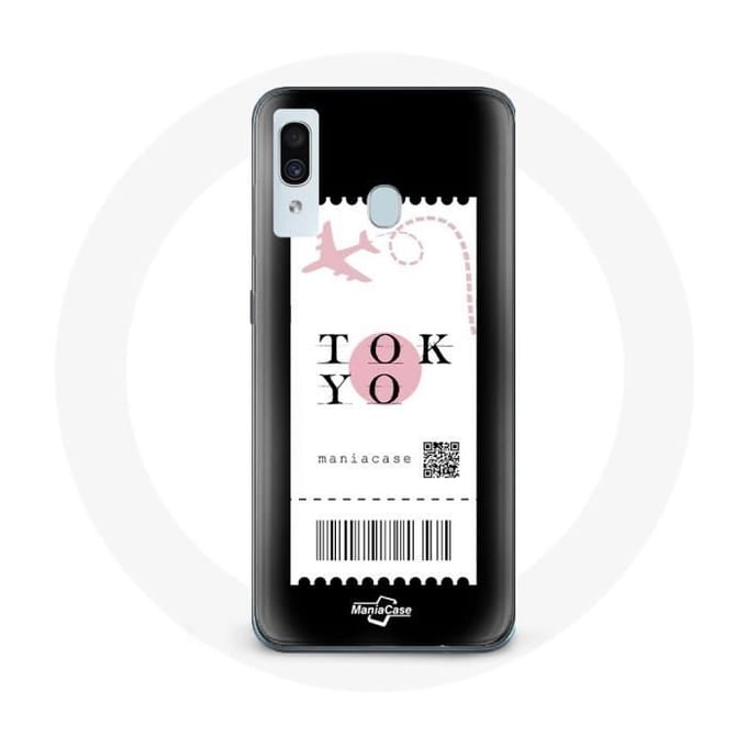 Hoesje voor Samsung Galaxy A20 Tokyo Japan vliegticket
